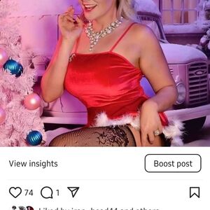 Red Velvet Holiday Dress